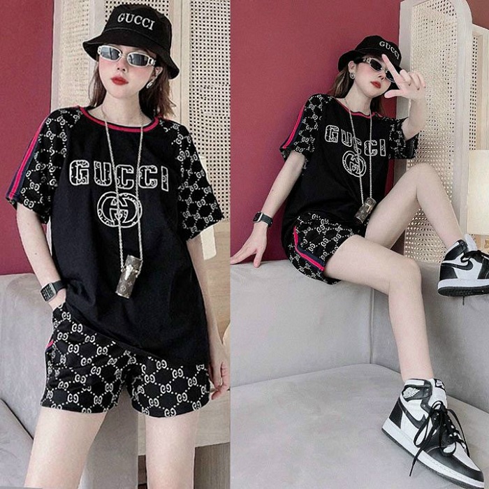BỘ THỜI TRANG PHỐI HỌA TIẾT FENDI THÊU CAO CẤP-BTN435